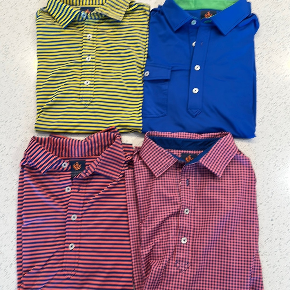 Lot of 4 donald ross sport polo shirts